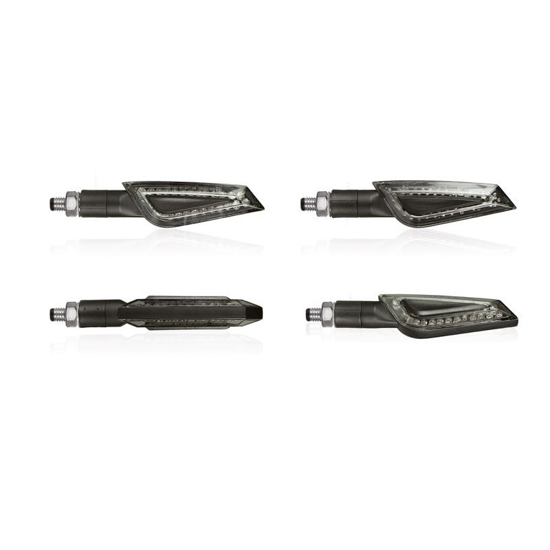 Clignotants à Led Shelter Noir/Fumé